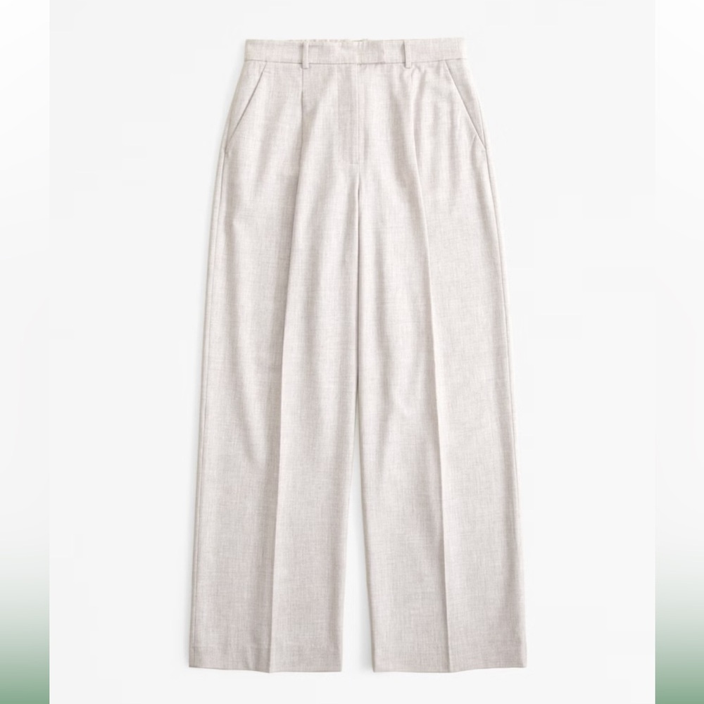A&F Harper Wide-Leg Curve Love Trousers